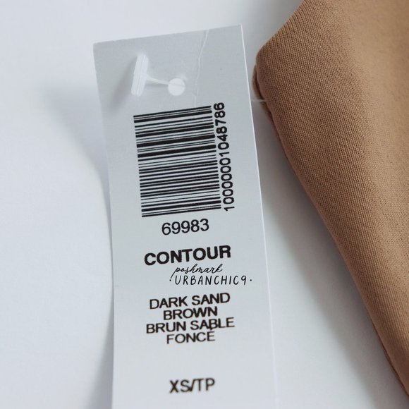 NWT ARITZIA Babaton Contour Squareneck Tank Bodysuit Dark Sand Brown size XS - Picture 12 of 13